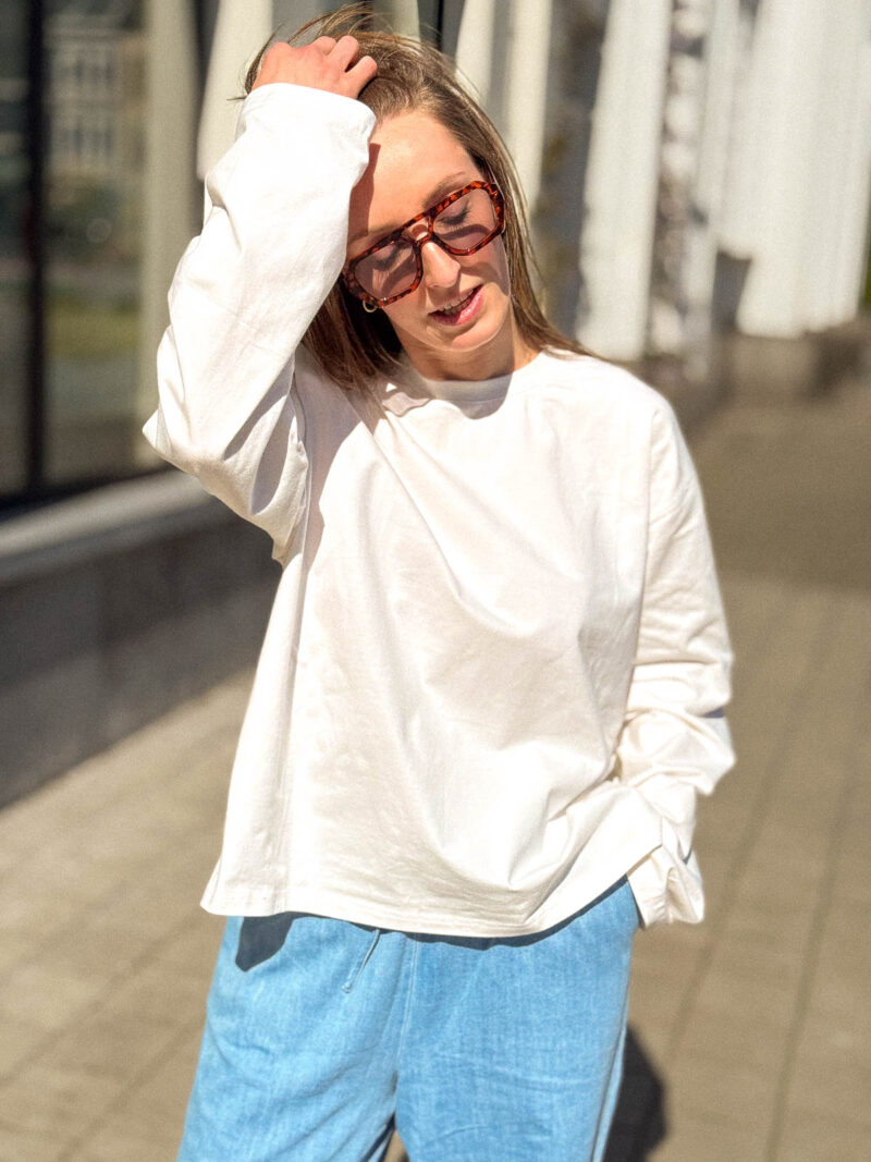 Bijou sweatshirt white