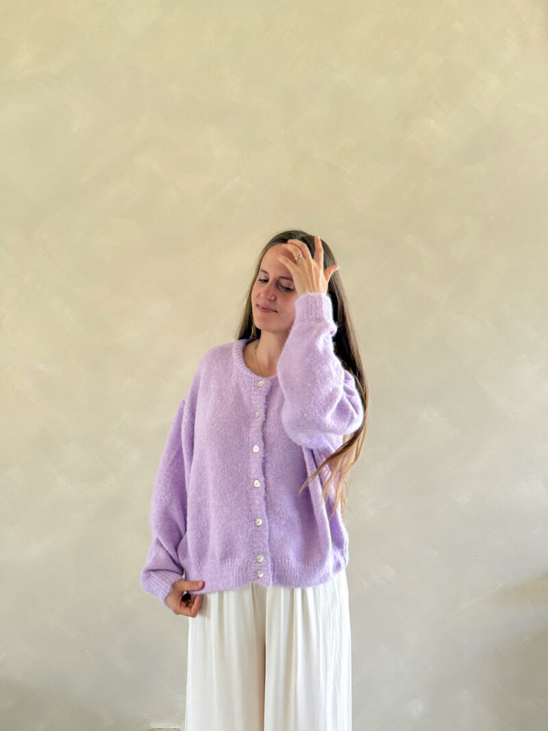 Lily cardigan lila - Afbeelding 2