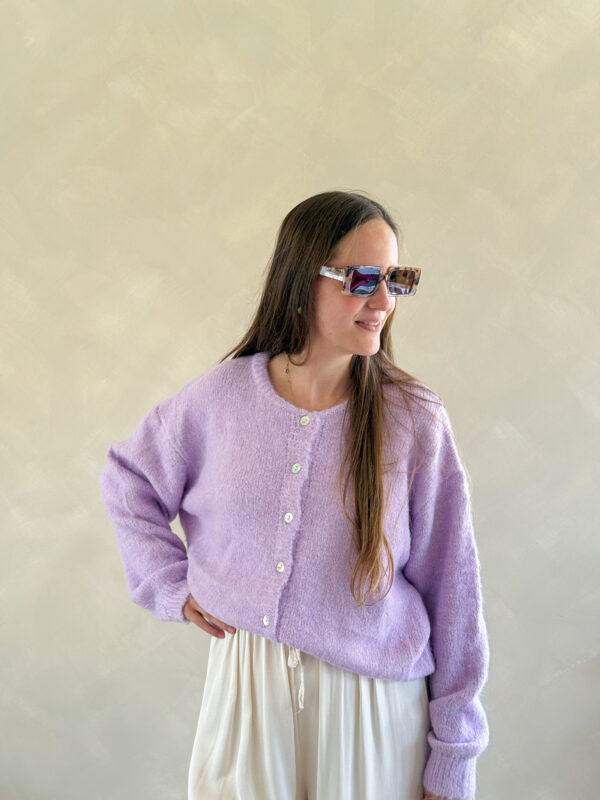 Lily cardigan lila