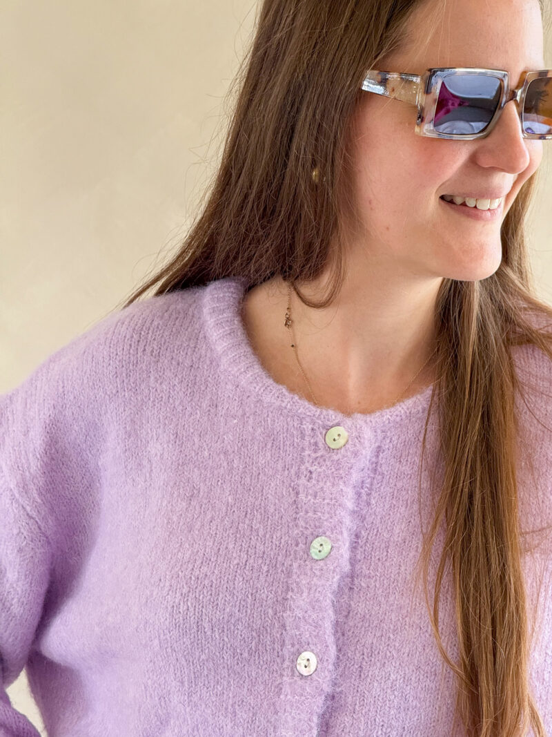 Lily cardigan lila - Afbeelding 3