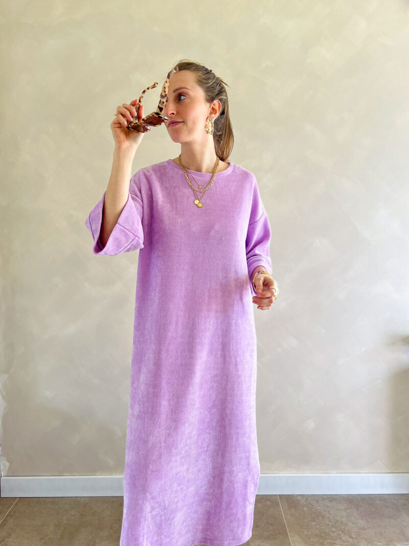 Isla dress lila - Afbeelding 2