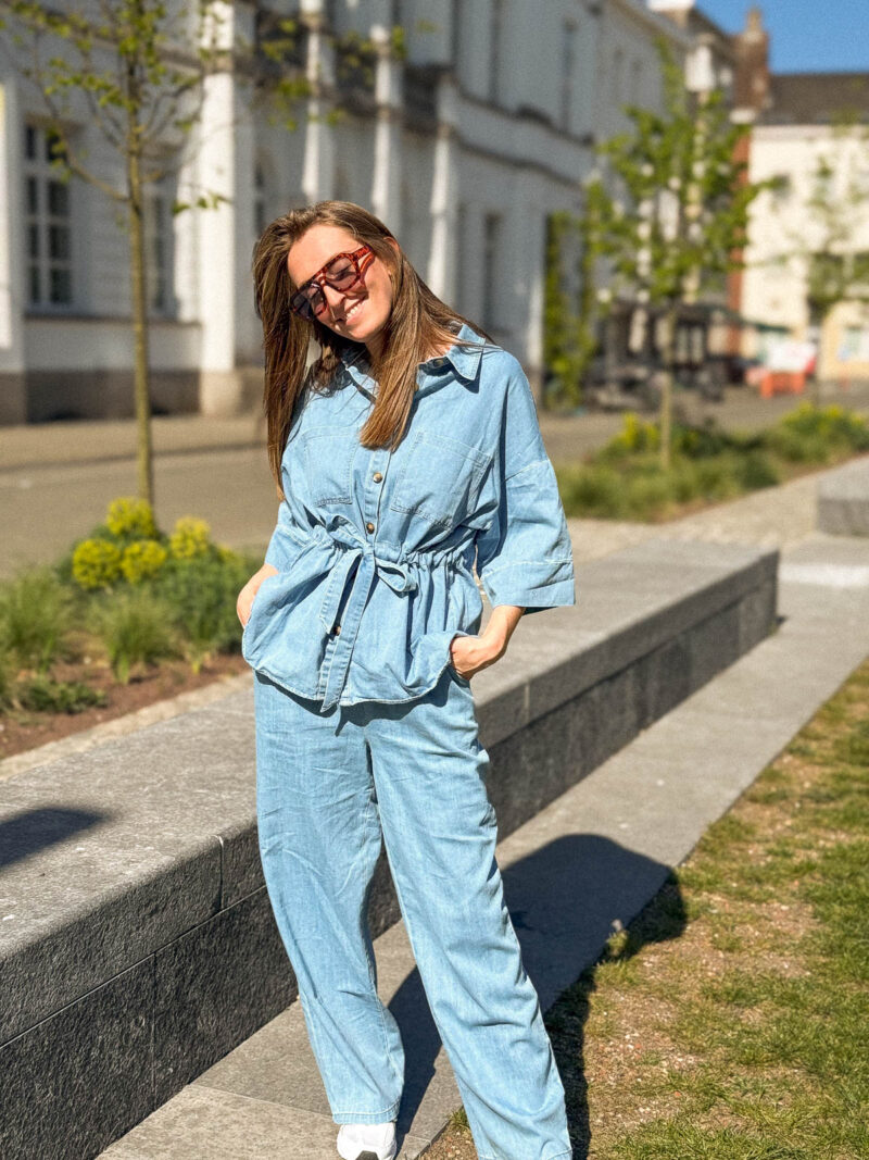 Josie blouse blauw - Afbeelding 4