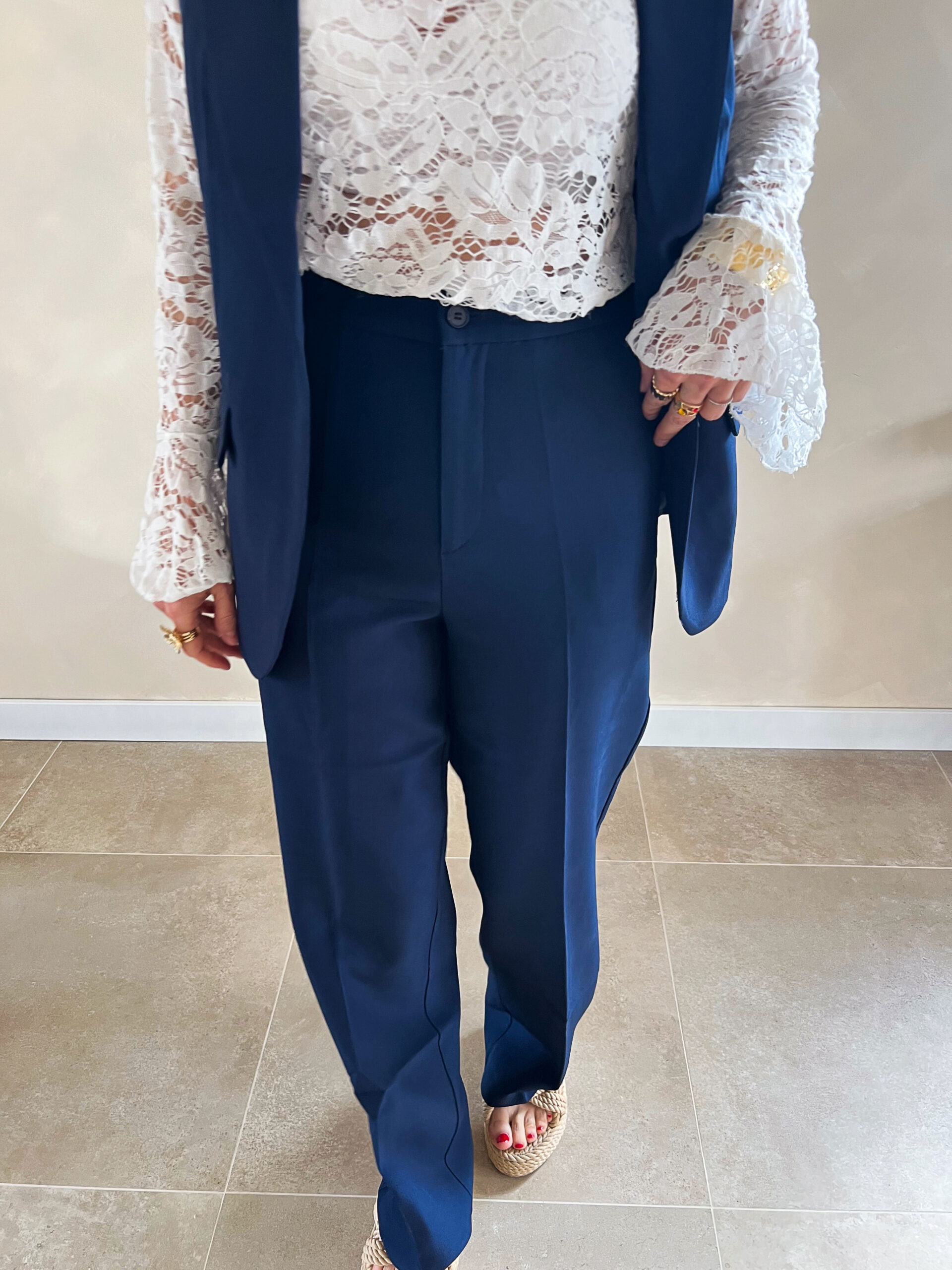 Ella pants blue