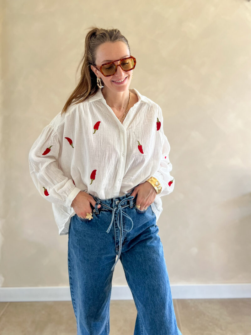 Chili blouse tetra wit - Afbeelding 7