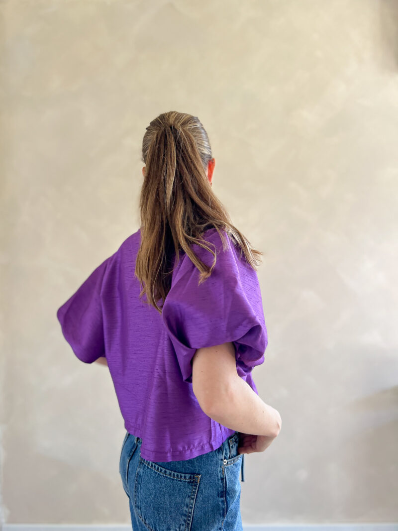 Roselyn blouse violet - Afbeelding 5