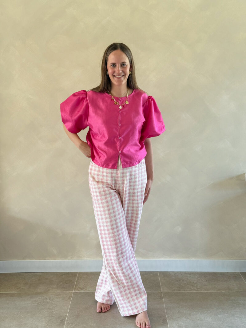 Vichy broek roze - Afbeelding 3