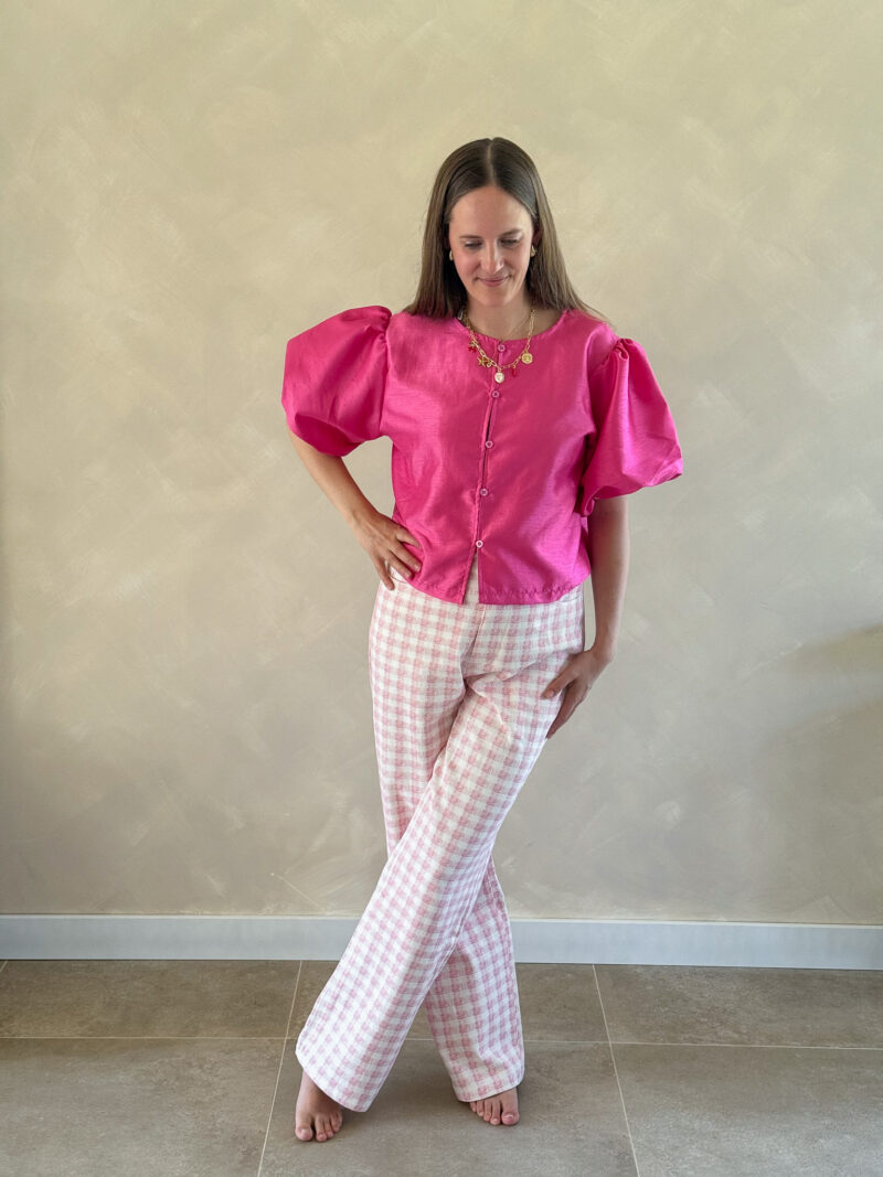 Vichy broek roze - Afbeelding 2