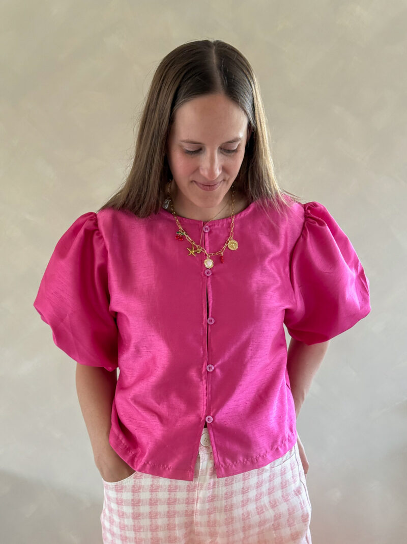 Roselyn blouse pink - Afbeelding 3