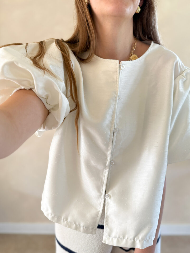 Roselyn blouse wit - Afbeelding 2