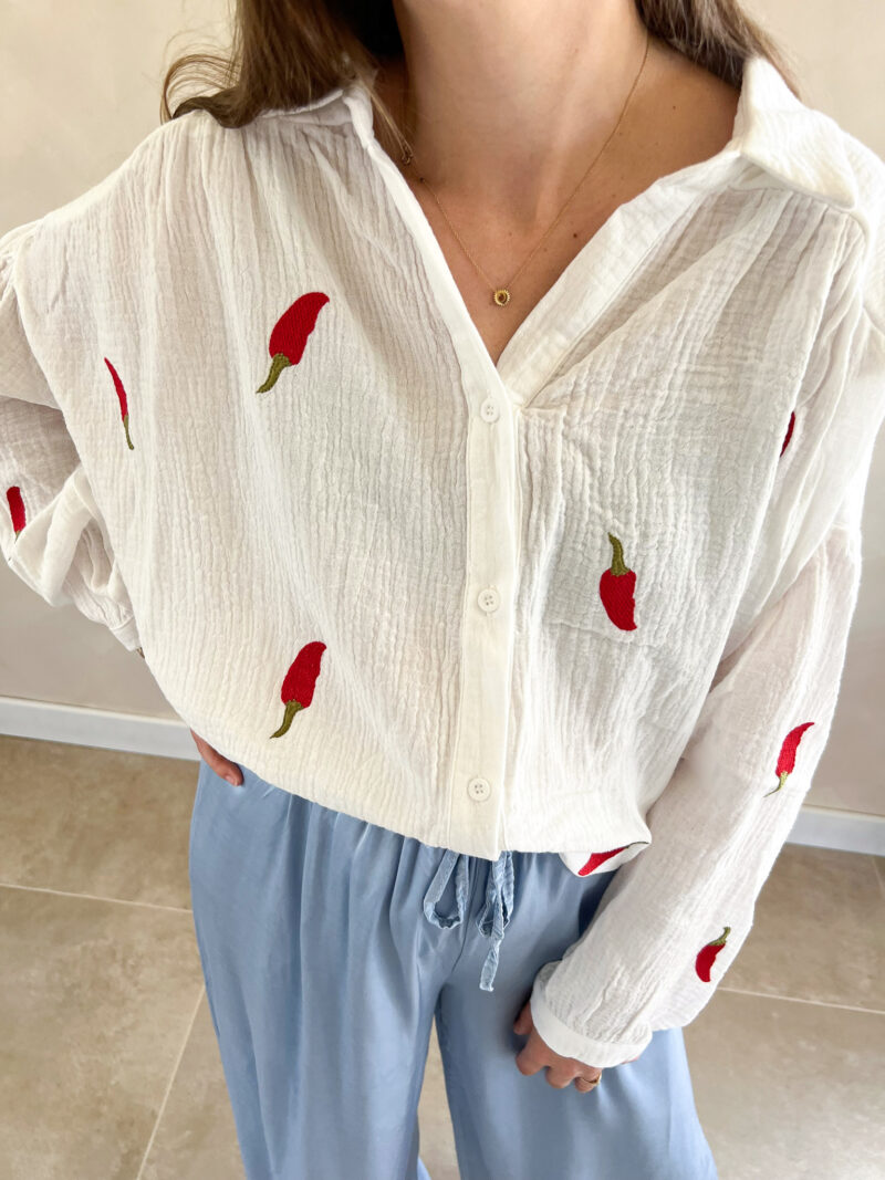 Chili blouse tetra wit - Afbeelding 2
